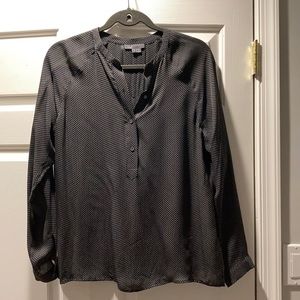 Vince silk blouse.
